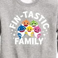 thumbnail image 3 of Baby Shark - Fintastic Family - Toddler And Youth Crewneck Fleece Sweatshirt, 3 of 6