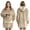 02_Khaki, variant on Wearable Blanket Hoodie with Giant Pocket, Oversized Sherpa Fleece Sweatshirt Blanket with Sleeves, Extra Soft Warm Flannel Hooded Throw for Cozy Home Relaxation, TV Nights and Winter Comfort