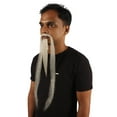 thumbnail image 5 of HPO Adult Men's Extra Long White Color Emperor Beard & Mustache Perfect for Cosplay, 5 of 9