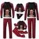 thumbnail image 1 of Pijamas de Navidad Para La Familia Trajes A Juego Trajes Trajes Patchwork Plaid Impreso Homewear Cuello Redondo Manga Larga Conjuntos de Mamá de Dos Piezas Odeerbi  ODB188994, 1 of 5