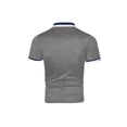 thumbnail image 3 of Sunloudy Hombres Verano Slim Fit Camisa, Contraste Color Solapa Manga Corta Casual Tops para Novio, Marido, Padre Sunloudy moda, 3 of 6