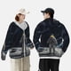 thumbnail image 4 of Fotbe Astronaut Standing In The Moon Chaqueta con Protección Solar UPF 50+ para Hombre y Mujer, Camisa con Capucha y Bolsillos-XX-Large, 4 of 7