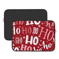 thumbnail image 3 of Bingfone Ho Pattern Funny Christmas Laptop Sleeve Case 13 Inch, 360° Protective Computer Carrying Bag, 3 of 9