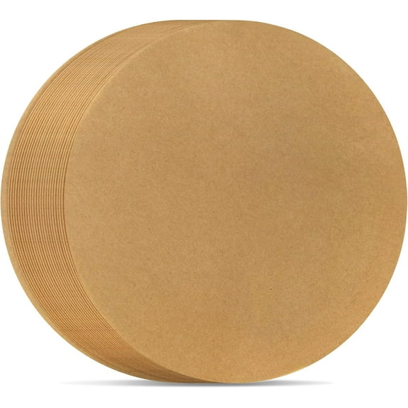 9.5 Inch Parchment Paper Rounds, 300PCS Unbleached and Non Stick Baking Parchment Rounds, Precut Round Parchment Paper for Baking Sheets Round, Cake Pans, Springform Pan, Bamboo Steamer