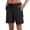 Black, variant on IWRICH Women's Hiking Cargo Shorts Quick Dry Lightweight Summer Shorts for Women Athletic Golf Zipper Pockets Navy XL