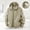 Khaki, variant on KeShDi Jacket for Men Hooded Long Sleeve Zip Up Casual Coat with Pockets and Belt Loose Fit Army Green 4X