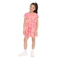 thumbnail image 2 of Hello Kitty and Friends Girls' Allover Print Dress with Short Sleeves, Sizes 4-12, 2 of 8