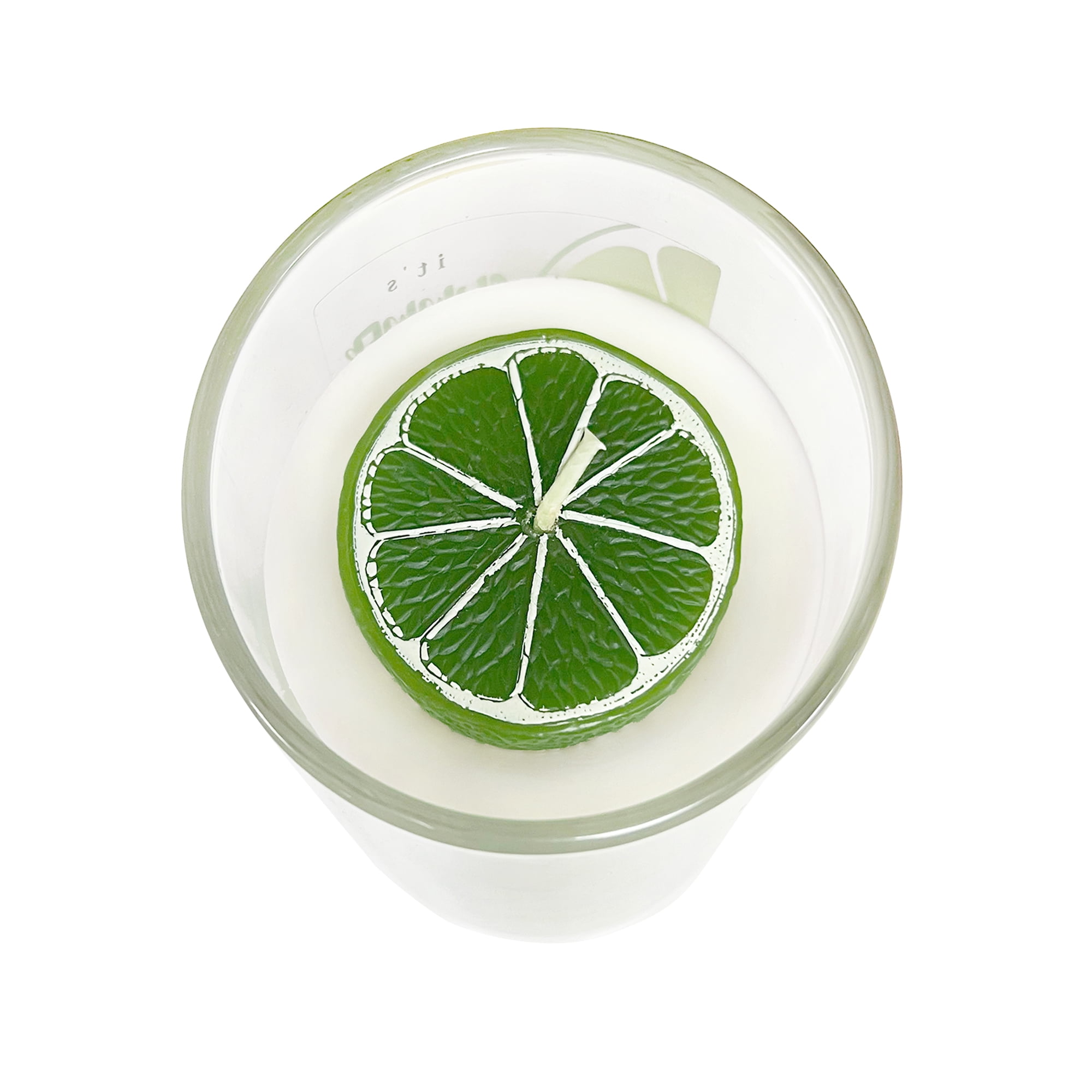 7oz Lime Scented Lime in Glass Candle