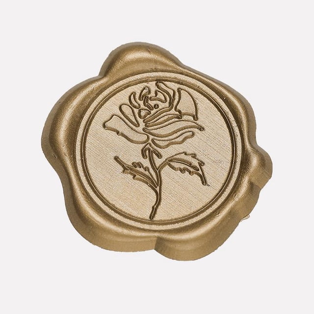 10 Pcs Lacquer Wax Label Seal Adhesive Stickers Fire Labels Invitation Stamp Sealing Ink Pad Envelope 09