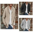 thumbnail image 2 of Manteau de Costume Décontracté en Coton et Lin pour Hommes, Veste à Boutons, 2 of 2