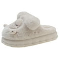 thumbnail image 2 of Chaussures Femmes Chaudes Mignonnes Boule en Peluche Maison Tête Ronde Semelle Douce Pantoufles en Coton Pantoufles pour Femmes Intérieur en Liquidation, 2 of 6