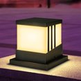 thumbnail image 3 of Miangastore Pillar Lights Outdoor Post Light Fixture Black 1Set 5.2X5.2X5.2In Abs, 3 of 8