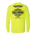 thumbnail image 2 of Harley-Davidson Men's Energized Bar & Shield Long Sleeve Tee, Safety Green (XL), Harley Davidson, 2 of 2