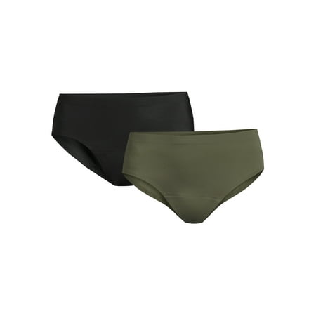 

No Boundaries Women s Hipster Period Panties Super Absorbency 2-Pack