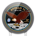 thumbnail image 3 of Acrylic NASA Apollo 11 50th Anniversary Patch with Eagle on The Moon Cake Topper Party Decoration for Wedding Anniversary Birthday Graduation, 3 of 7