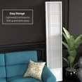 thumbnail image 5 of Red Lantern 7 ft. Tall Double Cross Shoji Screen - White - 3 Panels, 5 of 6