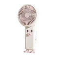 thumbnail image 2 of Xihbxyly dia del primer ministro Mini ventilador en mano, ventilador USB porttiles en pantalla digital LED inteligente, ventilador en escritorio pequeño silencioso en 5 velocidades de oficina, deport, 2 of 7