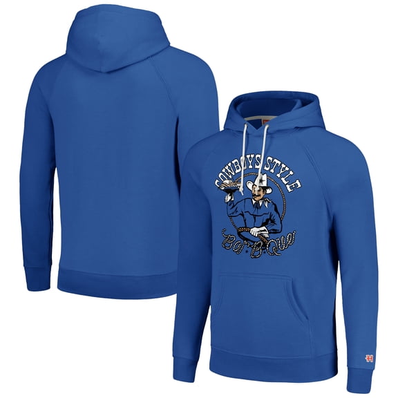 Unisex Homage Royal Dallas Cowboys NFL x Guy Fieri-s Flavortown Tri-Blend Pullover Hoodie