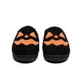 thumbnail image 4 of Black Women House Slippers Halloween Pumpkin Embroidery Cozy Funny Indoor Footwear, 4 of 9