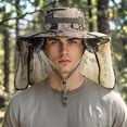 thumbnail image 4 of Kcolen Sun Hats for Men Large Head Solar Powered Fan Hat Wide Brim Neck for Outdoor Summer Adventures, 4 of 5