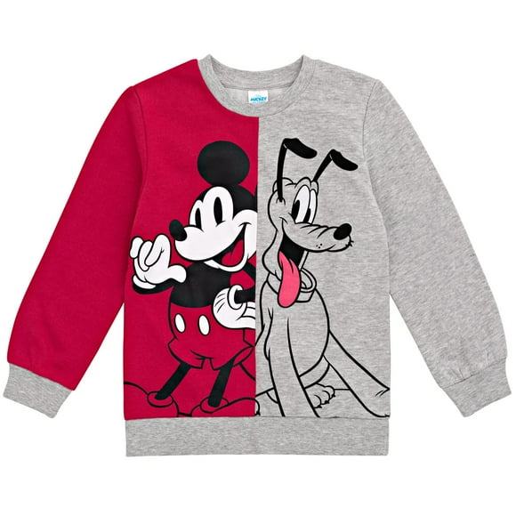 Sudadera de forro polar Disney Mickey Mouse Pluto para niños pequeños
