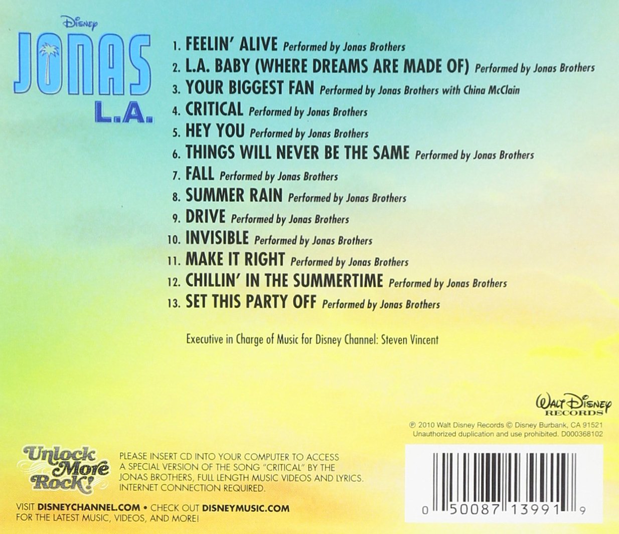 Jonas L.A. Soundtrack (Enhanced CD) - image 2 of 2