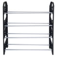 thumbnail image 1 of Zapatera Mainstays 4 Niveles Metal Negro, 1 of 4