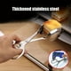 thumbnail image 4 of Tenazas para bistec de tijera de acero inoxidable | Clip de comida y pinza para servir para pan, ensalada, barbacoa, pasteles | Herramienta de cocina multiusos | 1 Pieza | 21x4x4cm | Mango blanco, 4 of 6
