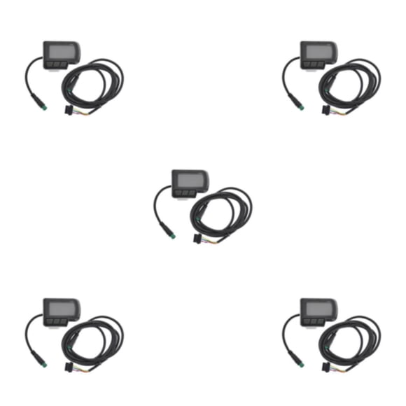 Eigraketly EN06 Medidor de bicicleta eléctrica Pantalla LCD Conector de instrumento Pantalla a color de velocidad inteligente Bicicletas de Type2