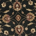 thumbnail image 6 of SAFAVIEH Lyndhurst Miah Floral Border Area Rug, Black/Ivory, 5'3" x 5'3" Round, 6 of 7