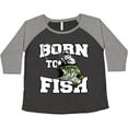 thumbnail image 3 of Inktastic Born to Fish Women's Plus Size T-Shirt, 3 of 5