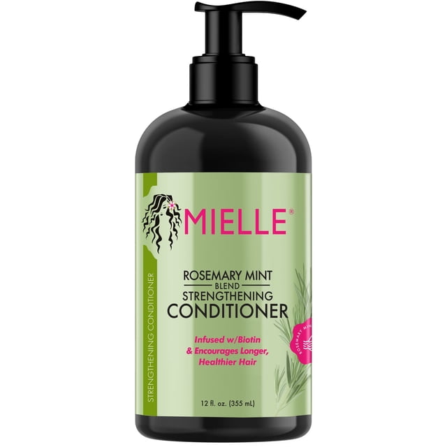 Acondicionador Mielle Organics, fortalecimiento de menta y romero, 355 ml