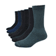 thumbnail image 1 of Calcetines de vestir para hombre IdealFit de algodón Acolchado colores surtidos 6 pares, 1 of 7