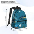 thumbnail image 3 of Goofa Construction Trucks Print Casual Backpack for Women Men,Waterproof High School Bookbag,Lightweight Travel Daypack,Classic College Backpack,Laptob Backpack, 3 of 6