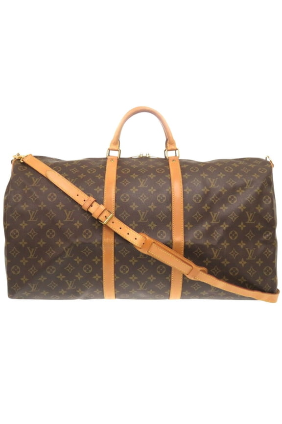 Pre-Owned Louis Vuitton Keepall Bandouliere 60 Monogram M41412 Boston Bag LV 1315... (Fair)
