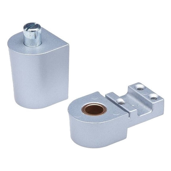 Kaba Ilco Offset Pivot Hinge,Half Surface,125 lb.  IL-OP-18-AL TOP PIVOT SET