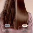 thumbnail image 3 of Cross-border popular Hair Straightener Brush Negative ion straight hair comb curling straight dual-purpose hair iron green (US standard flat plug), 3 of 5