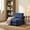 Navy Blue, variant on Oooh life 3-in-1 Convertible Floor Sofa Bed Foldable Guest Chair & Sleeper Mat Space-Saving Furniture for Small Apartments - Easy Storage Green