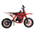 thumbnail image 5 of 49cc 4-Stroke Kids Dirt Bike, Gas Power Motocross, Beach Off Road Mini Motorcycle, Children Pocket Motorbike with Disc Brakes-Red, 5 of 8
