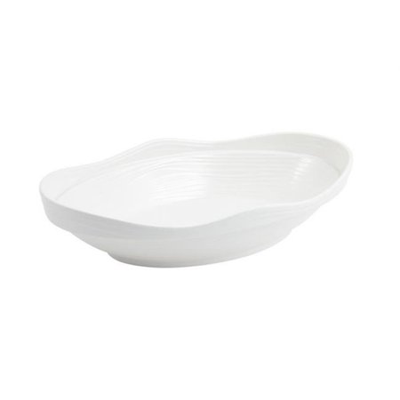 

11 x 6 x 3.25 in. Euro Round Bowl 2 quart Bowl Ivory - 8 oz