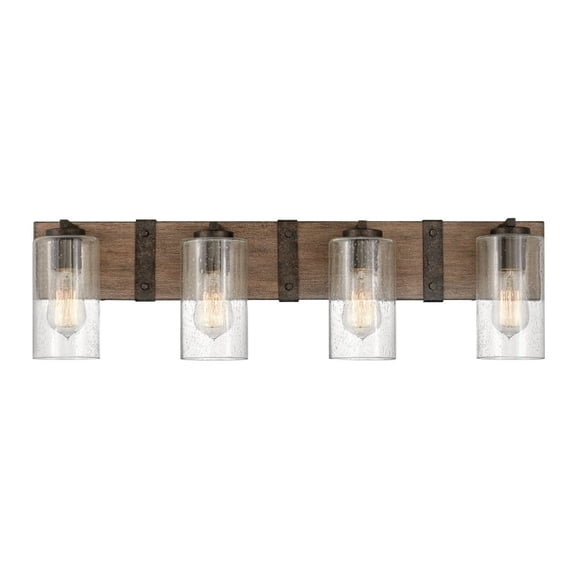 Hinkley Lighting - Four Light Bath - Sawyer - 4 Light Bath Vanity in Rustic