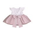 thumbnail image 4 of MesaSe Little Girls Summer Dress Ruffle Sleeve  Neck Lace Mesh  Multi-Layer Princess TuTu Dress, 4 of 8