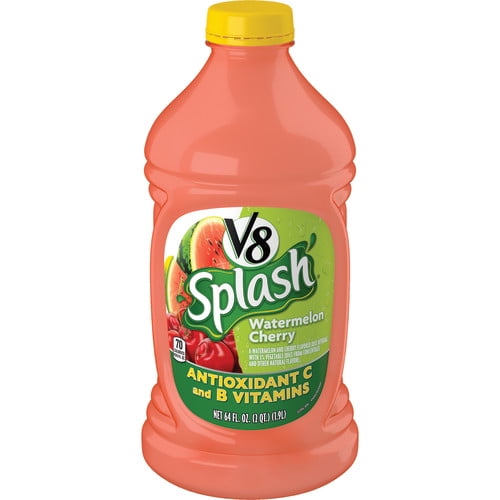 V8 Splash Watermelon Cherry, 64 oz.