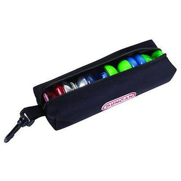 Duncan Yo-Yo Storage Pouch with Zipper and Clip - Black Pouch #3171PK