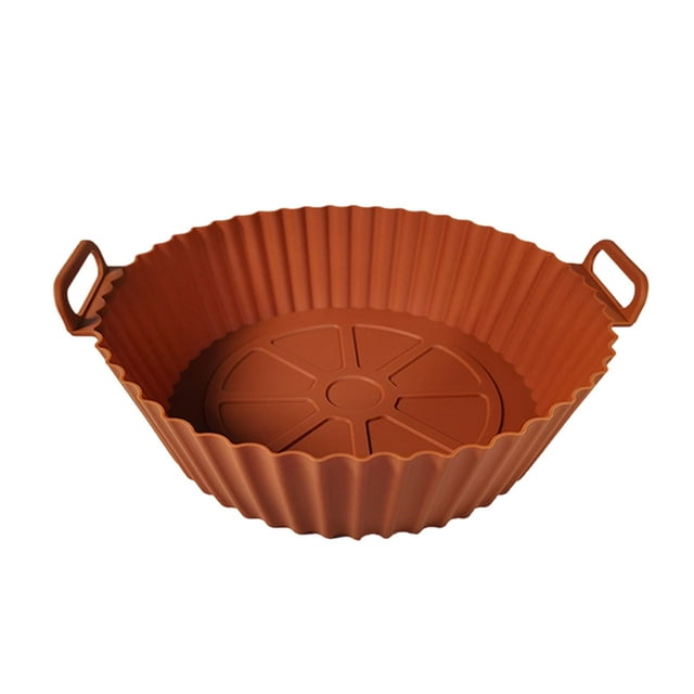 JilgTeok 5 Paquets de Doublures de Friteuse à Air Chaud Accessoires de Friteuse de Qualité Alimentaire Doublure de Friteuse Réutilisable Doublure en Parchemin Remplacement Accessoires de Panier de Cuisson Remplacement Liquidation