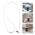 thumbnail image 4 of Miangastore Elastic Material Trash Bag Fixing Band White 4Pcs 140Cm Circumference Circular, 4 of 9