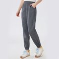 thumbnail image 2 of RMGVDSD Girls Sweatpants Active Jogger Pants Pull On Elastic Waist Casual Track Pants Kids School Sports Pants Relaxed Fit Soft Bottoms 12-14 Years, 2 of 9