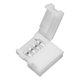 thumbnail image 2 of Bearachild 10 Uds. Conector de barra LED RGB de 4 pines y 10mm conector inalámbrico sin costuras sin soldadura para tira de LED Multicolor 5050 Iluminación navideña Bearachild HA013884-00, 2 of 6