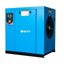 HPDAVV Rotary Screw Air Compressor 15KW 20HP 230V 3-Phase 81CFM Spin-on Air Oil Separator for Industrial Workshops