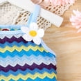 thumbnail image 4 of Staki Little Girl Clothes Kid Girl Clothes Shorts Set 2 Piece Outfits Summer Casual Short Sleeve Top and Shorts Set for Girls 2T 3T 4T Blue,4-5 Years, 4 of 7